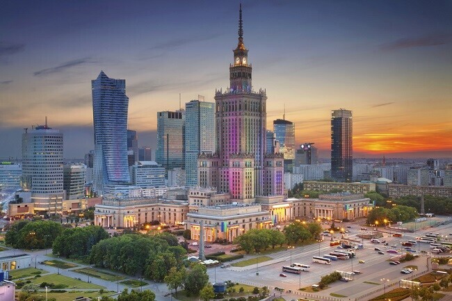 City Trip destination: Warsaw